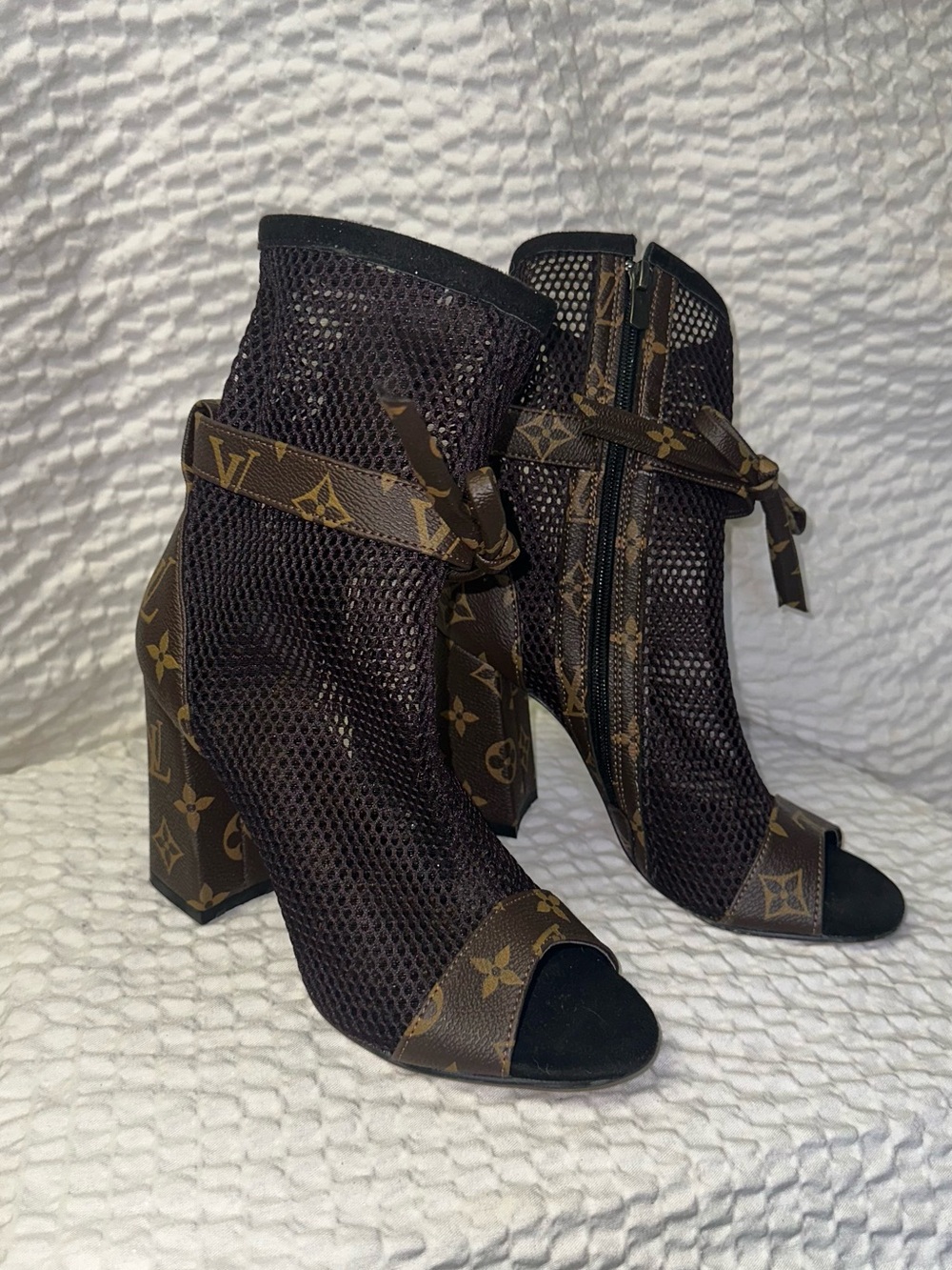 Mesh Louis Vuitton Heels